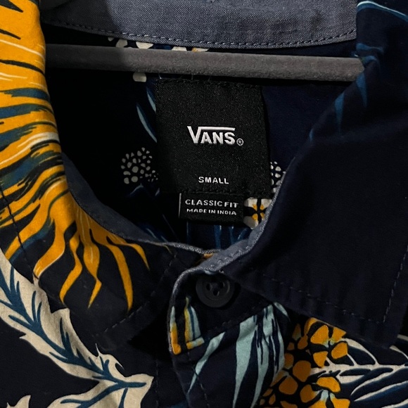 Floral Button Short Sleeve Shirt - Vans - Picture 4 of 4